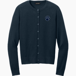 Port Authority Women's Easy Care Crewneck Cardigan Sweater