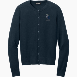 Port Authority Women's Easy Care Crewneck Cardigan Sweater