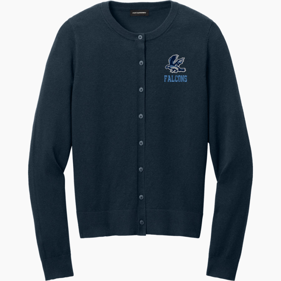 PARKVIEW CHRISTIAN ACADEMY FALCONS <span class="pdp-name-mascot">PARKVIEW CHRISTIAN FALCONS</span> Port Authority Women's Easy Care Crewneck Cardigan Sweater
