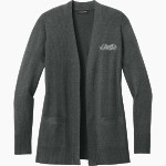 Urban Assembly Maker Academy Port Authority Women's Easy Care Open-Front Cardigan Sweater Front Thumbnail