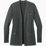 Cedar Bluffs Wildcats <span class="pdp-name-mascot">Cedar Bluffs Wildcats</span> Port Authority Women's Easy Care Open-Front Cardigan Sweater Front Thumbnail