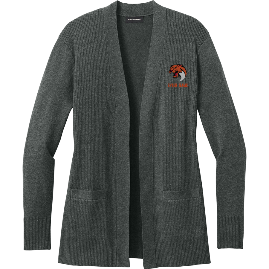 Ainger Cougars <span class="pdp-name-mascot">Ainger Cougars</span> Port Authority Women's Easy Care Open-Front Cardigan Sweater