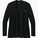 FARMINGTON HIGH SCHOOL CARDINALS <span class="pdp-name-mascot">FARMINGTON CARDINALS</span> Port Authority Women's Easy Care Open-Front Cardigan Sweater Front Thumbnail