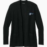 ROCKY BAYOU CHRISTIAN SCHOOL KNIGHTS Port Authority Women's Easy Care Open-Front Cardigan Sweater Front Thumbnail