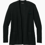 Mahnomen-Waubun THUNDERBIRDS <span class="pdp-name-mascot">Mahnomen-Waubun THUNDERBIRDS</span> Port Authority Women's Easy Care Open-Front Cardigan Sweater Front Thumbnail