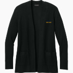 FREDERICK HIGH SCHOOL GOLDEN EAGLES <span class="pdp-name-mascot">FREDERICK GOLDEN EAGLES</span> Port Authority Women's Easy Care Open-Front Cardigan Sweater Front Thumbnail
