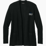 HONDO HIGH SCHOOL OWLS <span class="pdp-name-mascot">HONDO OWLS</span> Port Authority Women's Easy Care Open-Front Cardigan Sweater Front Thumbnail