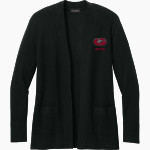 GROOM HIGH SCHOOL TIGERS <span class="pdp-name-mascot">GROOM TIGERS</span> Port Authority Women's Easy Care Open-Front Cardigan Sweater Front Thumbnail