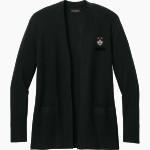 ABSAROKEE HIGH SCHOOL HUSKIES <span class="pdp-name-mascot">ABSAROKEE HUSKIES</span> Port Authority Women's Easy Care Open-Front Cardigan Sweater Front Thumbnail