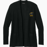 WAUPUN HIGH SCHOOL WARRIORS <span class="pdp-name-mascot">WAUPUN WARRIORS</span> Port Authority Women's Easy Care Open-Front Cardigan Sweater Front Thumbnail
