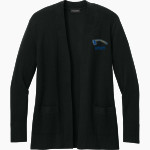 BAD AXE HIGH SCHOOL HATCHETS <span class="pdp-name-mascot">BAD AXE HATCHETS</span> Port Authority Women's Easy Care Open-Front Cardigan Sweater Front Thumbnail