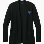 LUSTRE CHRISTIAN HIGH SCHOOL LIONS <span class="pdp-name-mascot">LUSTRE CHRISTIAN LIONS</span> Port Authority Women's Easy Care Open-Front Cardigan Sweater Front Thumbnail
