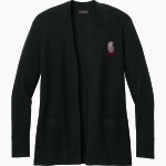 BOARDMAN HIGH SCHOOL SPARTANS <span class="pdp-name-mascot">BOARDMAN SPARTANS</span> Port Authority Women's Easy Care Open-Front Cardigan Sweater Front Thumbnail
