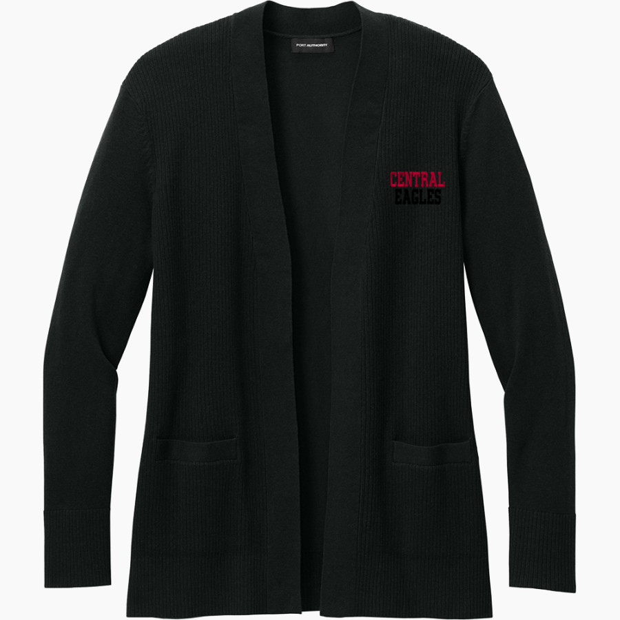 CENTRAL CATHOLIC HIGH SCHOOL EAGLES <span class="pdp-name-mascot">CENTRAL EAGLES</span> Port Authority Women's Easy Care Open-Front Cardigan Sweater