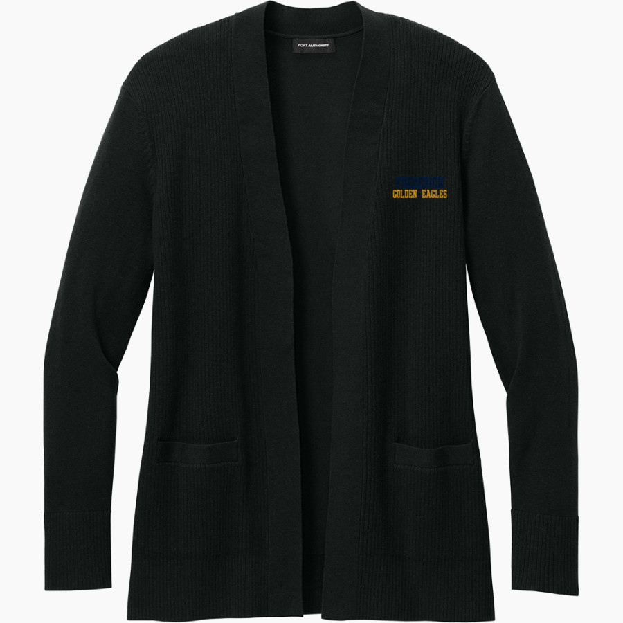 FREDERICK HIGH SCHOOL GOLDEN EAGLES <span class="pdp-name-mascot">FREDERICK GOLDEN EAGLES</span> Port Authority Women's Easy Care Open-Front Cardigan Sweater