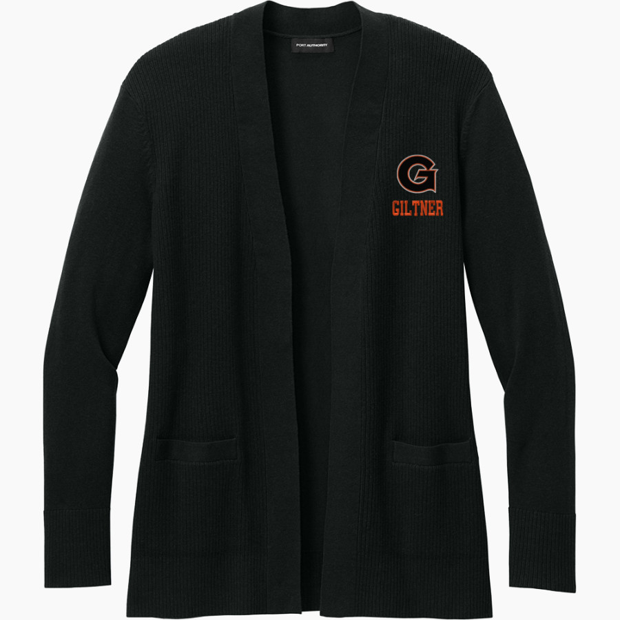 Giltner Hornets <span class="pdp-name-mascot">Giltner Hornets</span> Port Authority Women's Easy Care Open-Front Cardigan Sweater