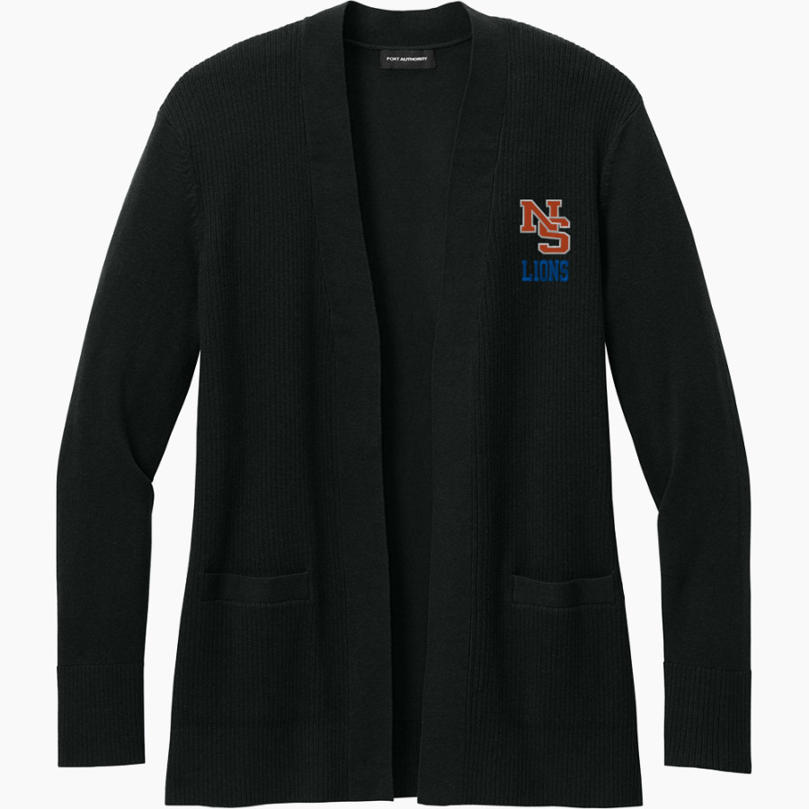 NEWTON SOUTH HIGH SCHOOL LIONS <span class="pdp-name-mascot">NEWTON SOUTH LIONS</span> Port Authority Women's Easy Care Open-Front Cardigan Sweater