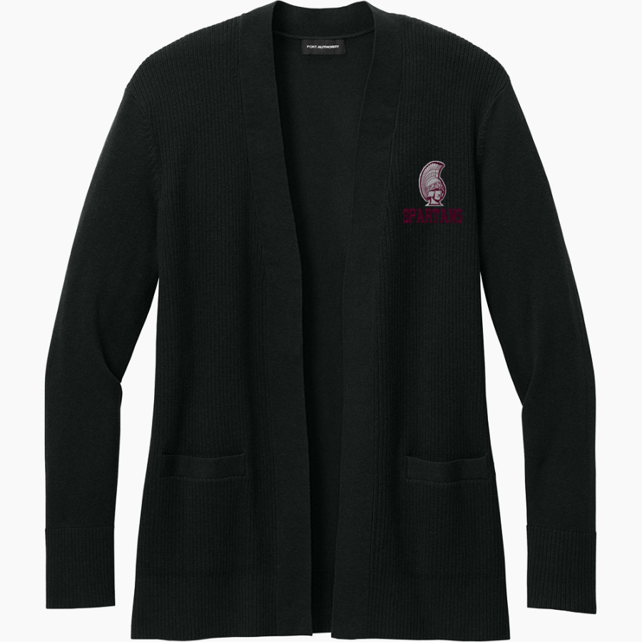BOARDMAN HIGH SCHOOL SPARTANS <span class="pdp-name-mascot">BOARDMAN SPARTANS</span> Port Authority Women's Easy Care Open-Front Cardigan Sweater