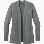 O'Dea Fighting Irish Official Online Store <span class="pdp-name-mascot">O DEA FIGHTING IRISH</span> Port Authority Women's Easy Care Open-Front Cardigan Sweater Front Thumbnail