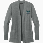 Warren Wilson Owls Port Authority Women's Easy Care Open-Front Cardigan Sweater Front Thumbnail