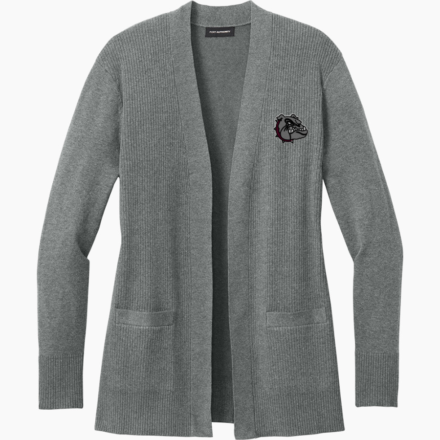 EDMOND MEMORIAL HIGH SCHOOL BULLDOGS <span class="pdp-name-mascot">EDMOND MEMORIAL BULLDOGS</span> Port Authority Women's Easy Care Open-Front Cardigan Sweater