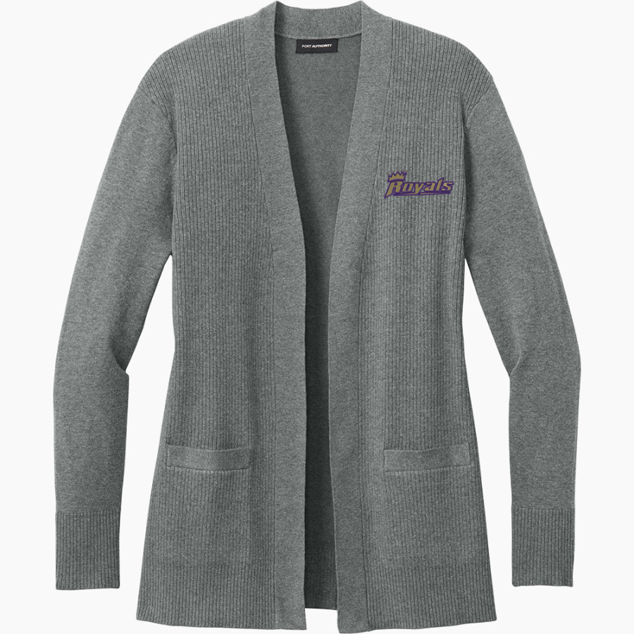 Upper Darby School District Royals <span class="pdp-name-mascot">Upper Darby Royals</span> Port Authority Women's Easy Care Open-Front Cardigan Sweater