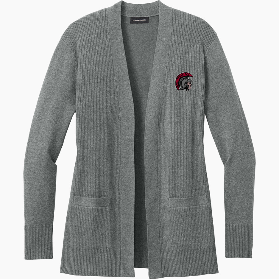SOMERSET HIGH SCHOOL SPARTANS <span class="pdp-name-mascot">SOMERSET SPARTANS</span> Port Authority Women's Easy Care Open-Front Cardigan Sweater