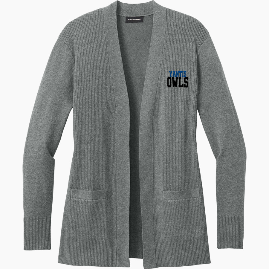 YANTIS HIGH SCHOOL OWLS <span class="pdp-name-mascot">YANTIS OWLS</span> Port Authority Women's Easy Care Open-Front Cardigan Sweater
