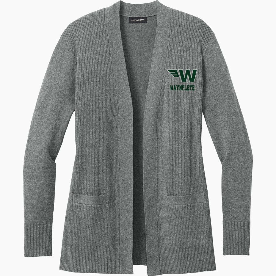 WAYNFLETE SCHOOL FLYERS <span class="pdp-name-mascot">WAYNFLETE FLYERS</span> Port Authority Women's Easy Care Open-Front Cardigan Sweater