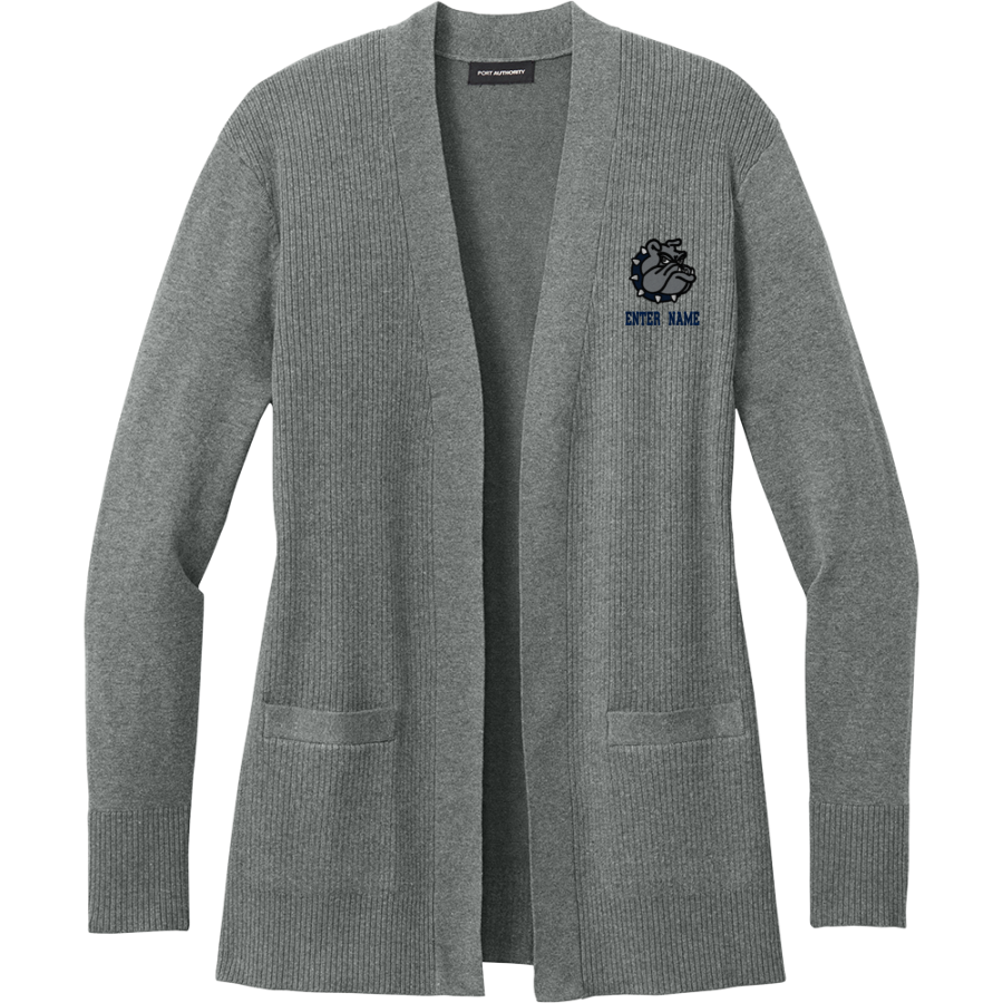 Westerly Bulldogs <span class="pdp-name-mascot">Westerly Bulldogs</span> Port Authority Women's Easy Care Open-Front Cardigan Sweater