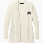 HILLSIDE HIGH SCHOOL COMETS <span class="pdp-name-mascot">HILLSIDE COMETS</span> Port Authority Women's Easy Care Open-Front Cardigan Sweater Front Thumbnail