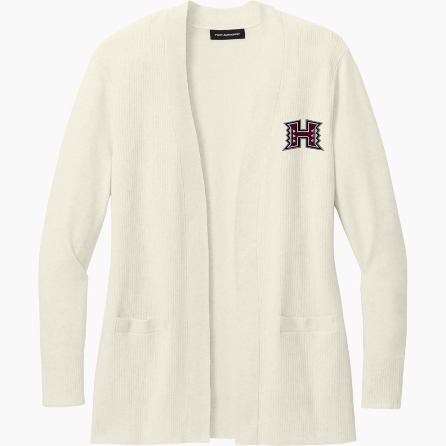 HILLSIDE HIGH SCHOOL COMETS <span class="pdp-name-mascot">HILLSIDE COMETS</span> Port Authority Women's Easy Care Open-Front Cardigan Sweater