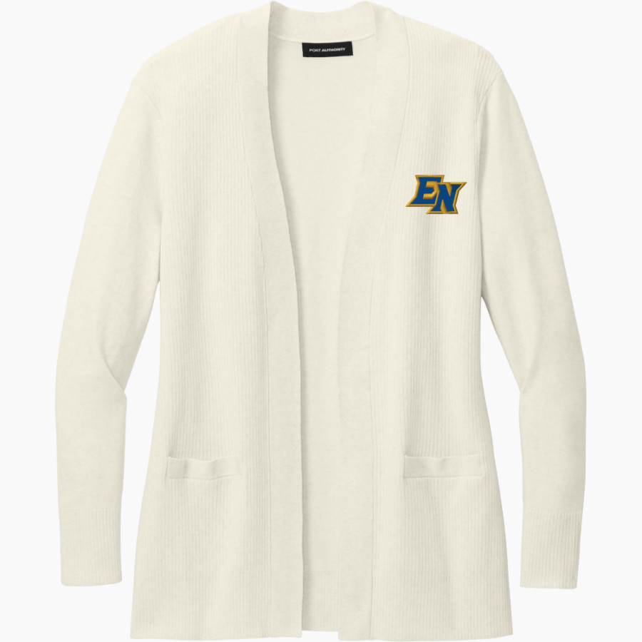 EAST NOBLE HIGH SCHOOL KNIGHTS <span class="pdp-name-mascot">EAST NOBLE KNIGHTS</span> Port Authority Women's Easy Care Open-Front Cardigan Sweater