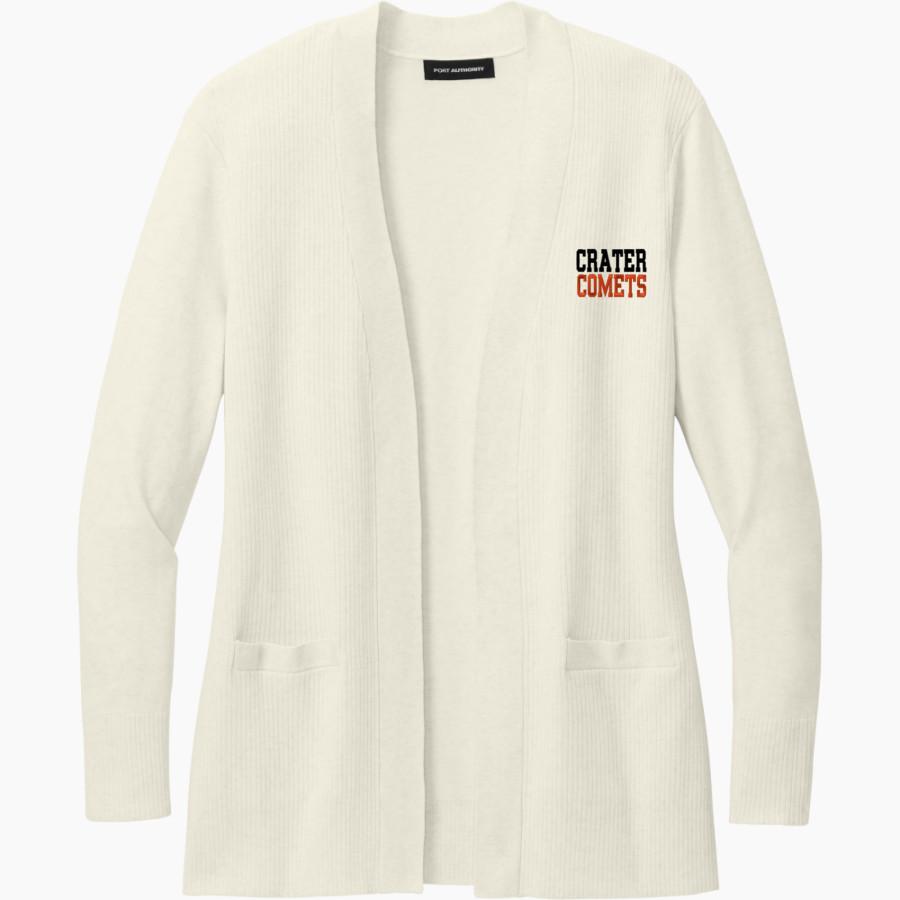 Crater Comets <span class="pdp-name-mascot">Crater Comets</span> Port Authority Women's Easy Care Open-Front Cardigan Sweater