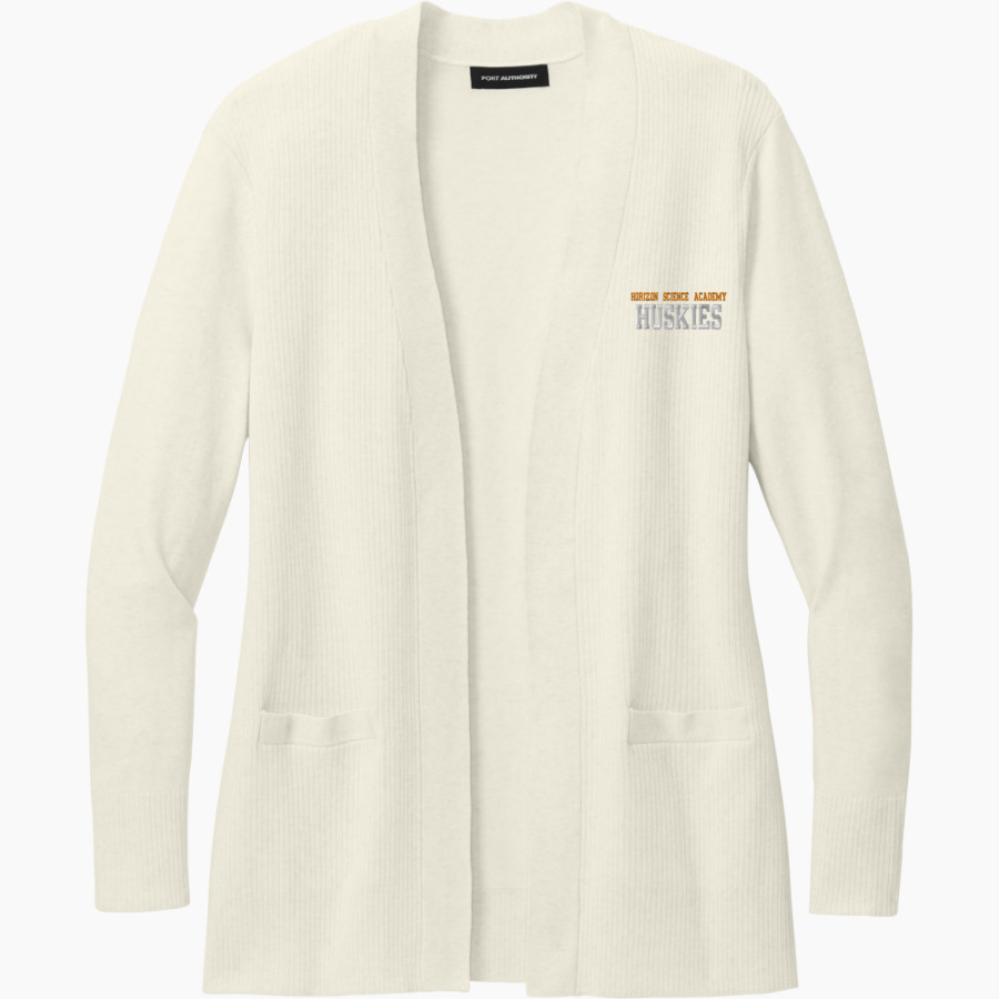 Horizon Science Academy Huskies <span class="pdp-name-mascot">Horizon Science Academy Huskies</span> Port Authority Women's Easy Care Open-Front Cardigan Sweater