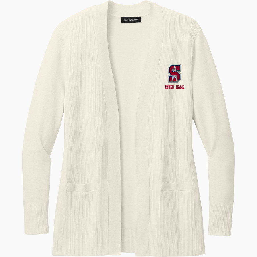 SUNDOWN HIGH SCHOOL ROUGHNECKS <span class="pdp-name-mascot">SUNDOWN ROUGHNECKS</span> Port Authority Women's Easy Care Open-Front Cardigan Sweater