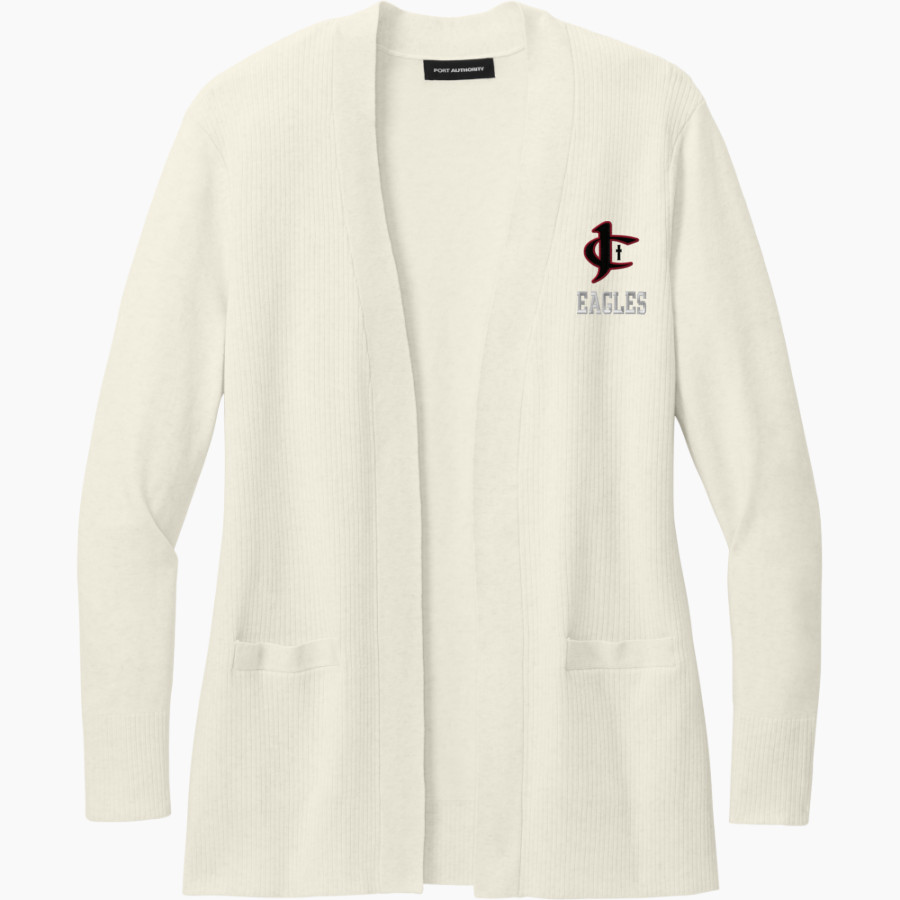 Jupiter Christian Eagles <span class="pdp-name-mascot">Jupiter Eagles</span> Port Authority Women's Easy Care Open-Front Cardigan Sweater