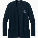 JERSEY COMMUNITY HIGH SCHOOL PANTHERS Port Authority Women's Easy Care Open-Front Cardigan Sweater Front Thumbnail