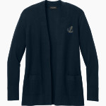 Admiral Farragut BlueJackets <span class="pdp-name-mascot">Farragut Bluejackets</span> Port Authority Women's Easy Care Open-Front Cardigan Sweater Front Thumbnail