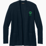 St. Patrick of Heatherdowns Irish <span class="pdp-name-mascot">St. Patrick of Heatherdowns Irish</span> Port Authority Women's Easy Care Open-Front Cardigan Sweater Front Thumbnail
