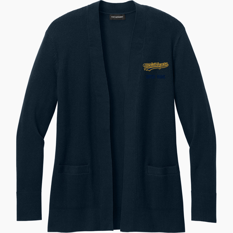 Paul Duke STEM Trailblazers <span class="pdp-name-mascot">Paul Duke High School Trailblazers</span> Port Authority Women's Easy Care Open-Front Cardigan Sweater