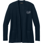American Martyrs Mustangs <span class="pdp-name-mascot">American Martyrs Mustangs</span> Port Authority Women's Easy Care Open-Front Cardigan Sweater Front Thumbnail