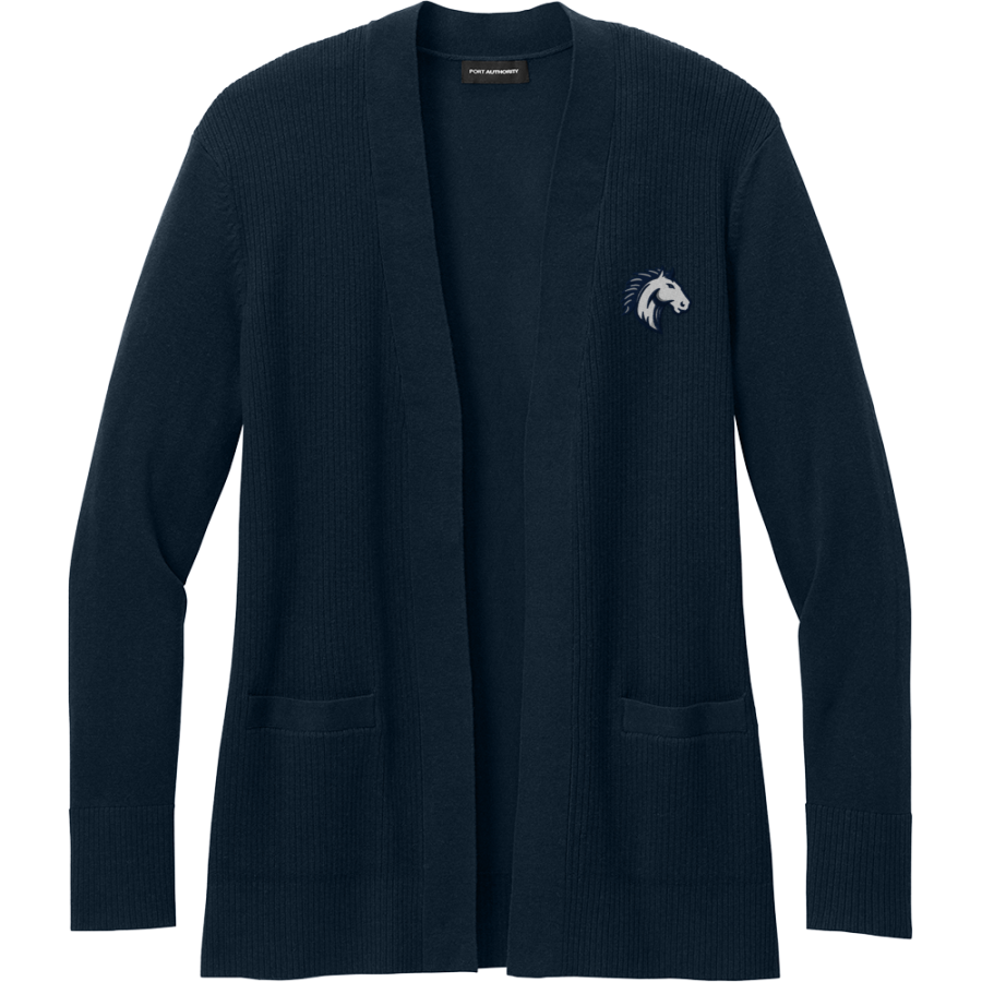 Grand Traverse Academy Mustangs <span class="pdp-name-mascot">Grand Traverse Academy Mustangs</span> Port Authority Women's Easy Care Open-Front Cardigan Sweater