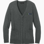 Active Academies Active Academy Port Authority Women's Easy Care Button-Up Cardigan Sweater Front Thumbnail