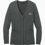 Hawaii Baptist Eagles <span class="pdp-name-mascot">HBA Eagles</span> Port Authority Women's Easy Care Button-Up Cardigan Sweater Front Thumbnail