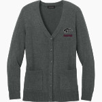 Peachtree Panthers Port Authority Women's Easy Care Button-Up Cardigan Sweater Front Thumbnail