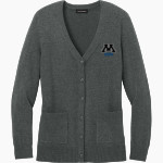 Minnetonka Skippers Port Authority Women's Easy Care Button-Up Cardigan Sweater Front Thumbnail