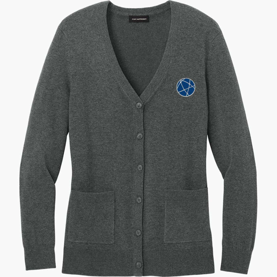 TST BOCES TST BOCES <span class="pdp-name-mascot">Tompkins-Seneca-Tioga Board of Cooperative Educational Services</span> Port Authority Women's Easy Care Button-Up Cardigan Sweater
