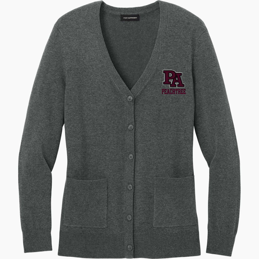 Peachtree Panthers <span class="pdp-name-mascot">Peachtree Academy Panthers</span> Port Authority Women's Easy Care Button-Up Cardigan Sweater