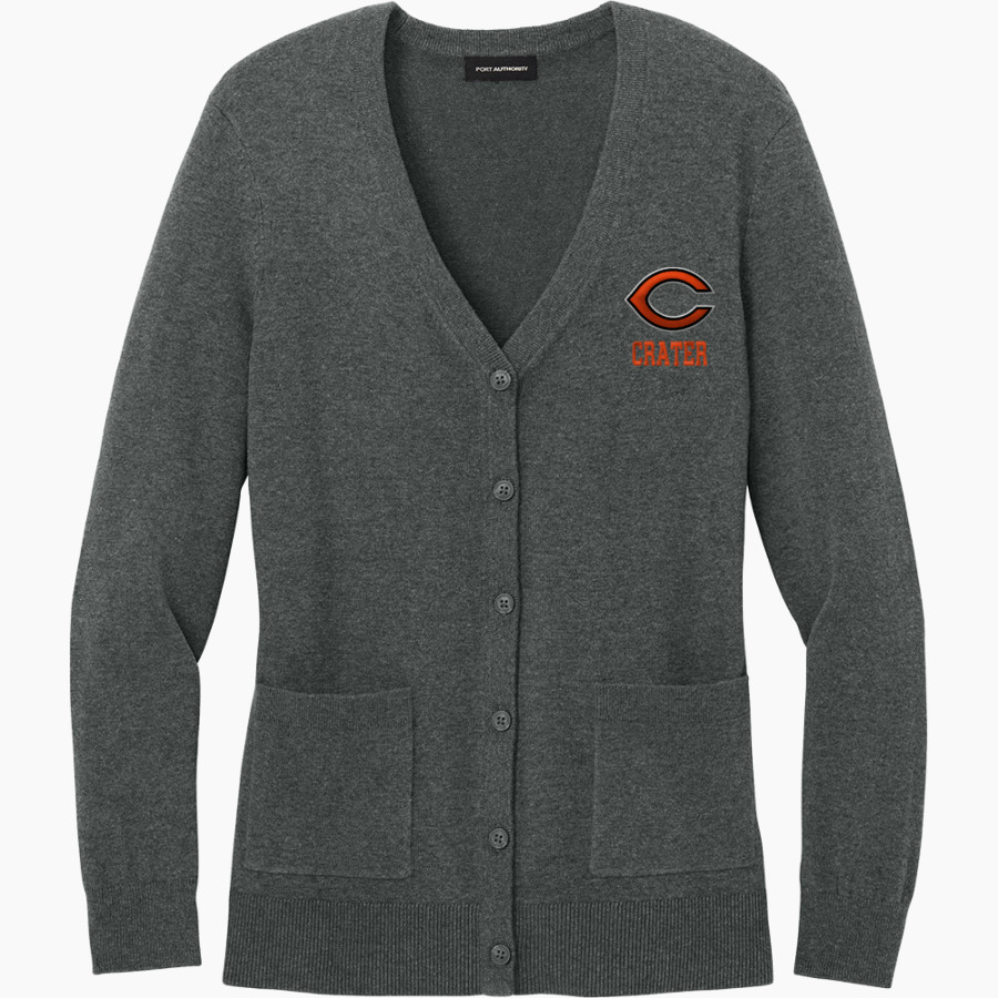 Crater Comets <span class="pdp-name-mascot">Crater Comets</span> Port Authority Women's Easy Care Button-Up Cardigan Sweater